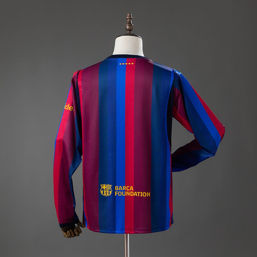 Barcelona 26/27 Home Long-Sleeve Jersey