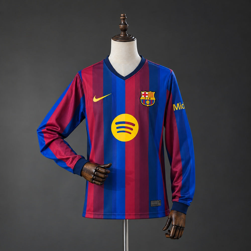 Barcelona 26/27 Home Long Sleeve Jersey