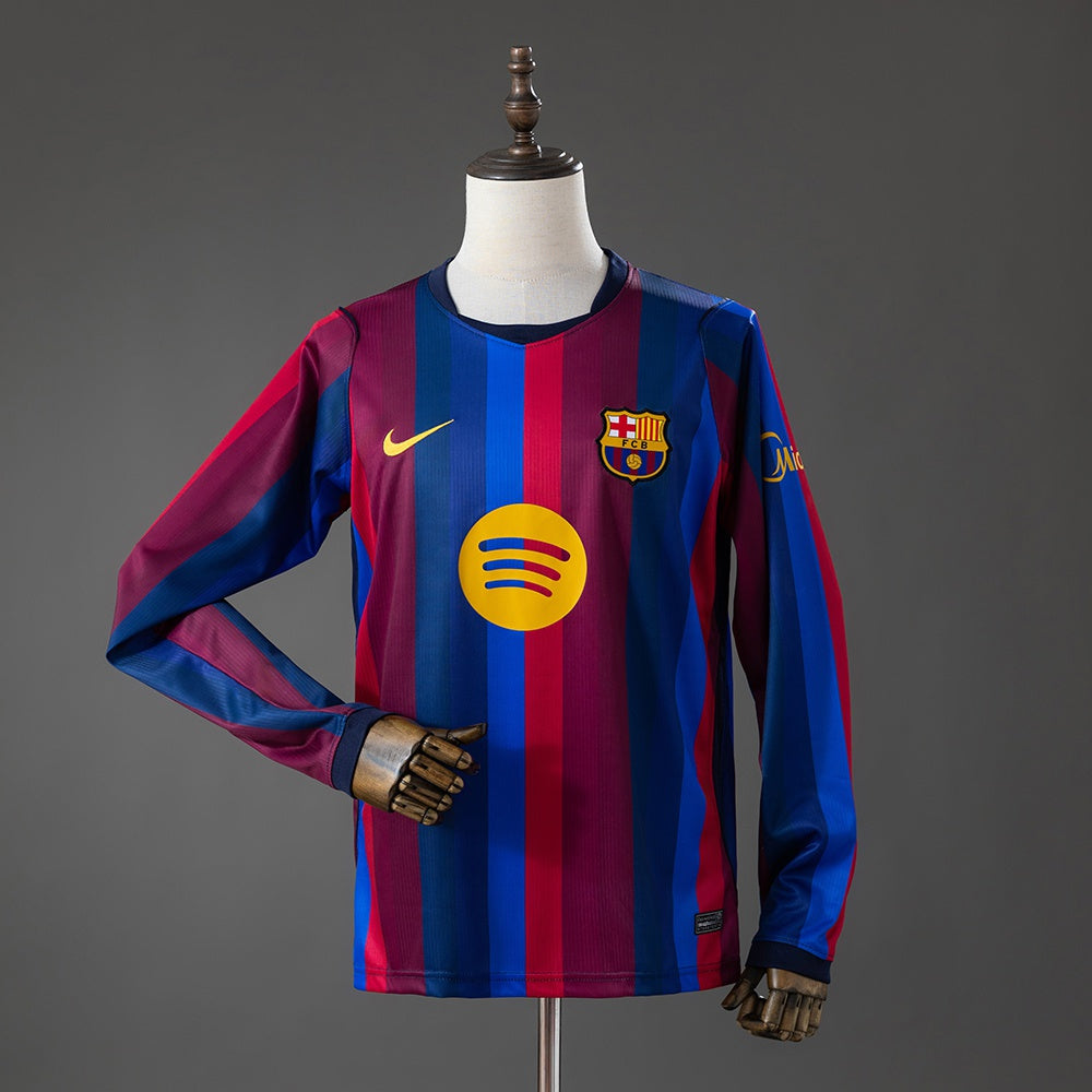 Barcelona 26/27 Home Long-Sleeve Jersey